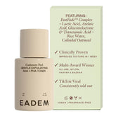 EADEM Cashmere Peel bottle front showing daily exfoliation with milky hydration