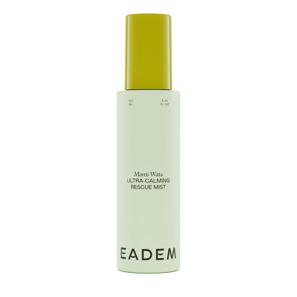 EADEM Mami-Wata mist bottle closeup for calming hydration.