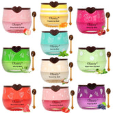 Eakroo honey-pot lip balm packaging with compact tin for on-the-go hydration