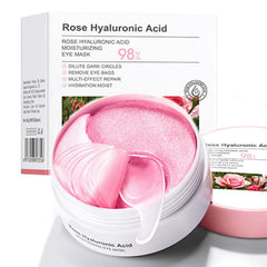 Eakroo Rose Eye Masks gift packaging showcases premium presentation and self-care allure.