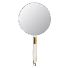 Eaoundm Round Hand Mirror front view for precise makeup application.
