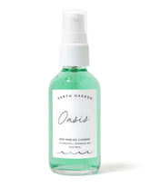 Earth Harbor Oasis Deep Pore Gel Cleanser bottle—oil-free purifying formula for daily care.