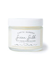Earth Harbor SIREN SILK whipped creme jar shows rich hydration for daily skincare.