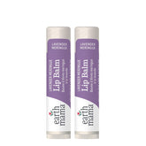 Earth Mama Lip Balm Lavender Meringue 2-pack tubes for daily hydration and sensitive-skin comfort