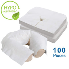 EarthLite hypoallergenic headrest cover reduces irritation for sensitive clients.