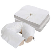EarthLite headrest cover with soft-touch fabric fits most tables for client comfort.