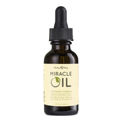 Earthly Body Miracle Oil bottle for lightweight skin hydration.