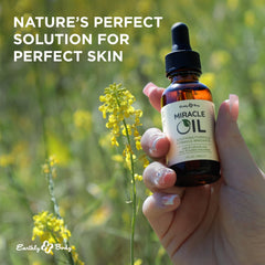 Earthly Body Miracle Oil dropper enables precise application to nails and cuticles.