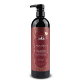 Earthly Body MKS eco Nourish Shampoo bottle front for vibrant fine hair