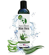 Earth's Daughter Aloe Gel bottle 8oz provides quick hydration for skin.