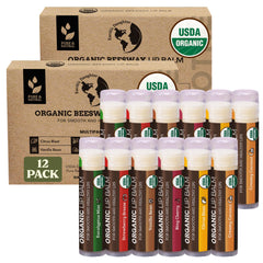 Earth's Daughter lip balm vanilla bean jar provides rich organic nourishment for dry lips.