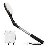 EASACE back brush with long handle reaches difficult areas for easy exfoliation and cleansing