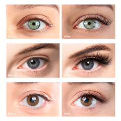 Applying EasBeautyNaturals lashes in 3 seconds for quick upgrade