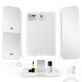 EASEHOLD lighted makeup mirror with 3x magnification for precise makeup application