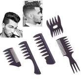 EastyGold 5in1 comb set laid out to show versatile styling options.