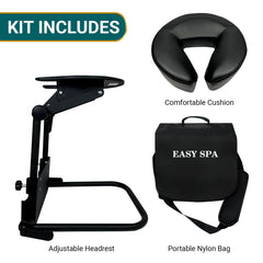 easy-spa PU leather cover provides durability and easy cleaning