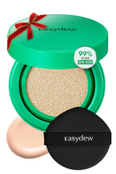 EASYDEW Mela B Cushion packaging is travel-ready for daily use.
