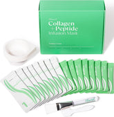 Ebanel Collagen Peptides Mask powder sachets ready for fresh-mix lifting prep