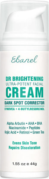 Ebanel Dark Spot Remover bottle with pump for easy application and brightening