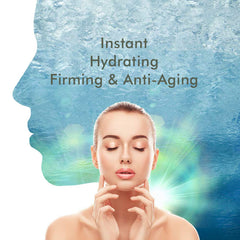 Ebanel hydrogel collagen mask absorption note shows slow release of key ingredients.