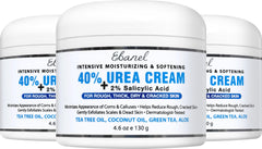 Ebanel urea 40% foot cream in action for moisturized, protected feet