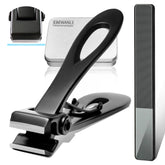 EBEWANLI straight nail clippers with 17mm jaw opening for thick nails, easy trimming