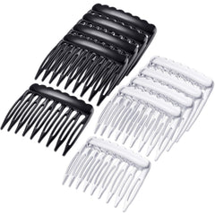 EBOOT small hair combs in black securely hold fine hair for daily wear.