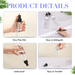 Eccliy clear 8oz bottle shows contents at a glance, simplifying labeling