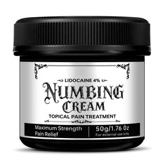 Echoes of the Spring numbing cream jar with 4% lidocaine for temporary skin comfort.