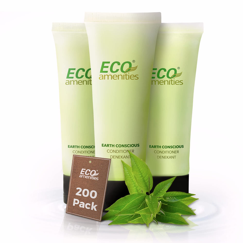 ECO Amenities travel-size conditioner tubes bulk pack for hotel guest rooms.