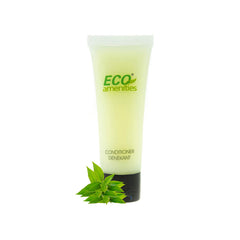 ECO Amenities green tea scented conditioner packaging highlights natural formula.