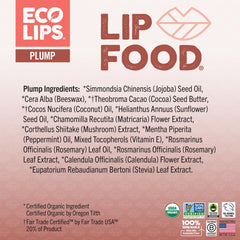 Eco Lips Lip Food cruelty-free tube reflects eco-friendly packaging