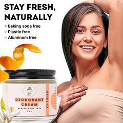 ECO ROOTS deodorant cream ingredients arrowroot coconut oil nourish skin