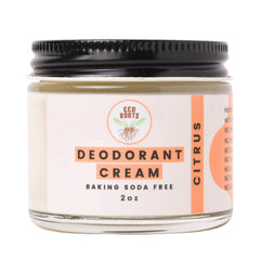 ECO ROOTS deodorant cream underarm application for lasting freshness