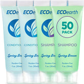 EcoEarth travel set packaging for hotels supports bulk guest amenities and easy replenishment.