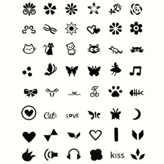 Ecoflick laser-engraved stamps deliver high-definition patterns on natural or artificial nails.