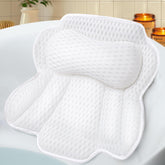 EcoHLL bath pillow with ergonomic head and neck support for relaxing soaks.