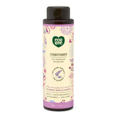 ecolove purple-collection conditioner bottle with lavender scent for hydrating dry hair.