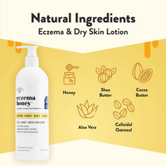 ECZEMA HONEY oatmeal body lotion pump – lightweight daily moisturization
