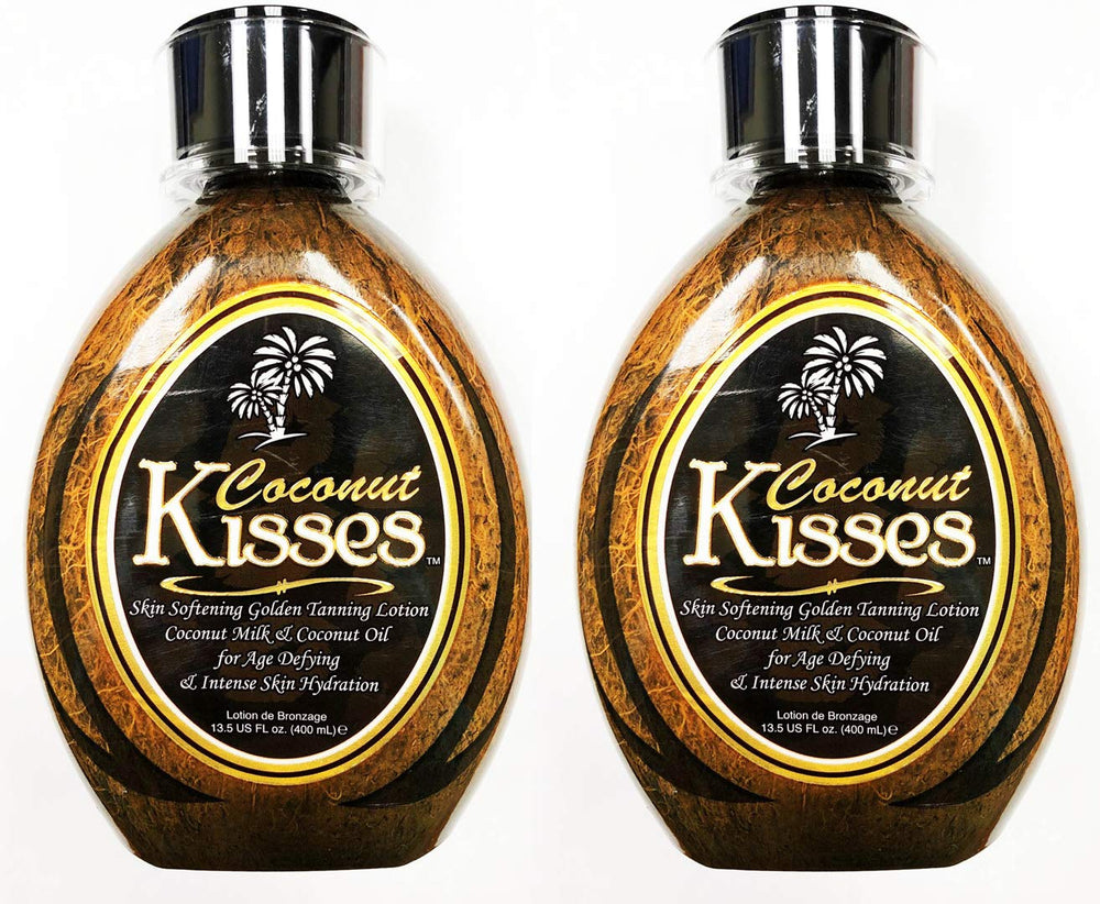 ED HARDY Coconut Kisses bottle closeup showing hydrating formula for radiant skin
