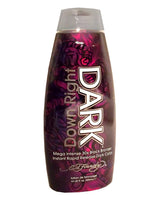 Ed Hardy Down Right Dark bottle pours fast-acting bronzer for instant color