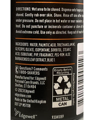 Edge Shave Gel closeup-foil-texture demonstrates gel slip and cooling on sensitive skin