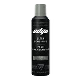Edge Ultra Sensitive Skin Unscented Shaving Gel 198g tube front view for smooth razor glide.