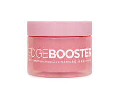 Edge Booster Style Factor Pomade Pink Sapphire bottle showing moisture-rich hold for thick hair
