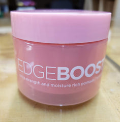 Edge Booster Style Factor Pomade Pink Sapphire tube opened for easy scoop and styling