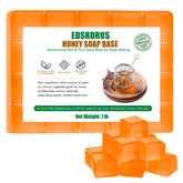 EDSURDRUS soap base ingredients close-up highlighting a hydrating blend for gentle cleansing