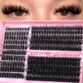Eefofnn full lash clusters 60D D-curly for natural to full lash looks