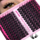Eefofnn volume lash clusters d-curly for dramatic eyes.