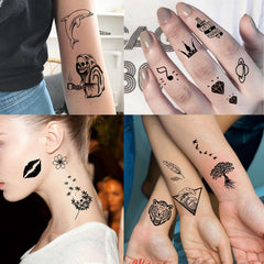 EGMBGM anchor compass tattoo sheets help kids and adults customize travel-inspired looks.