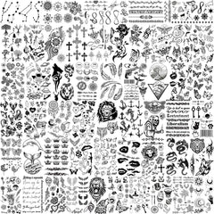 EGMBGM butterfly tattoo sheets for kids and adults offer playful body art ideas.